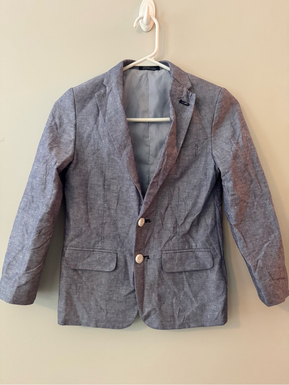 Izod Boys Blue Chambray Blazer